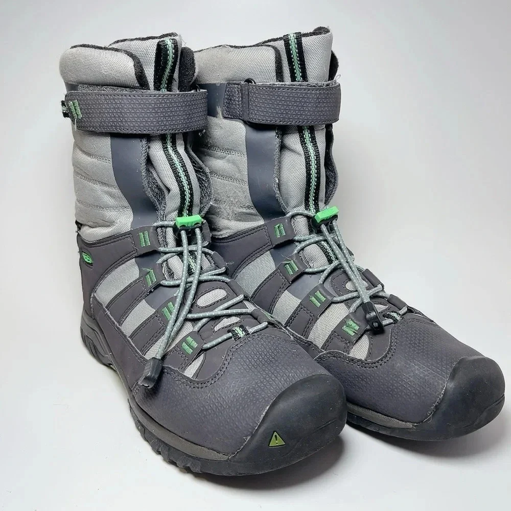 Keen Neo WP Magnet Irish Green Unisex Waterproof Kids Snow Boot
